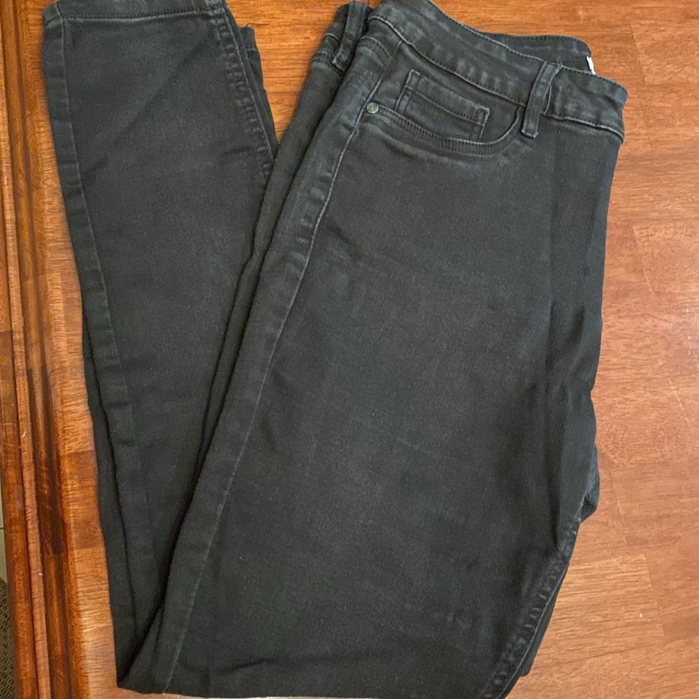 (3 for $25) Black Stretchy Jeans Regular Fit